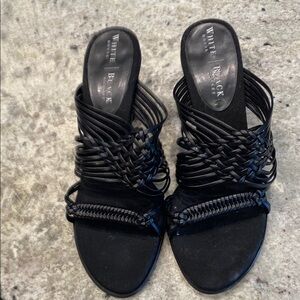White House Black Market Women's Black Sandals